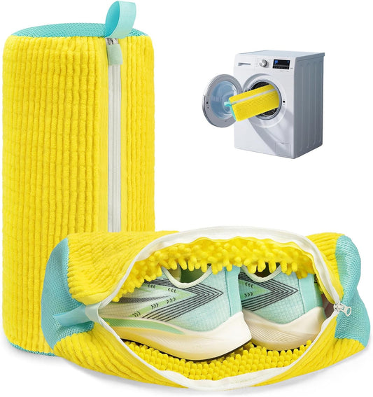 Shoe Washer Bag Laundry Shoe Bag for Washer & Dryer, Reusable 2 Pack Sneaker Cleaning Bag, 360 degrees Deep V1102-B0FLPZM42K