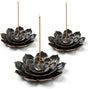 3 Pack Brass Lotus Incense Holder, Incense Sticks Burner, Incense Ash Catcher V1102-B0FSKR3JGT