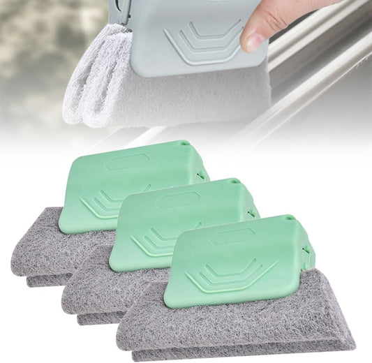 Magic Window Track Cleaner, 2026 Upgraded Handheld Cleaning Brush Set for Window Sliding Slots, Tile Grout V1102-B0FYF6RMZN