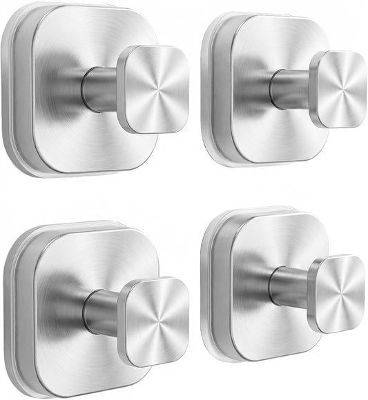 Suction Cup Hooks for Inside Shower,Heavy Duty Reusable No-Drill Hooks for Bathroom Wall,Glass,Windows,Tile - V1102-B0G5NJMG54