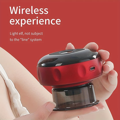 Smart Breathing Therapy Device: Dual-Mode, Switch Between Scraping and Inflation at Will(BLUE) V1102-BGQ002