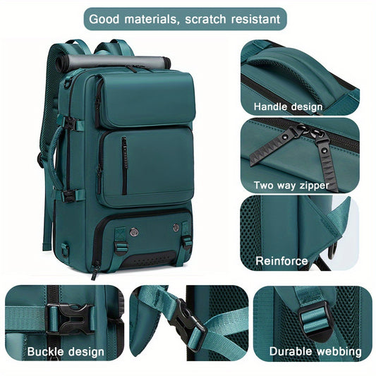 18.1-inch Easy-Travel Bag (46x30x16 cm): Four carrying modes in one bag, with independent shoe compartment V1102-BJBBB002