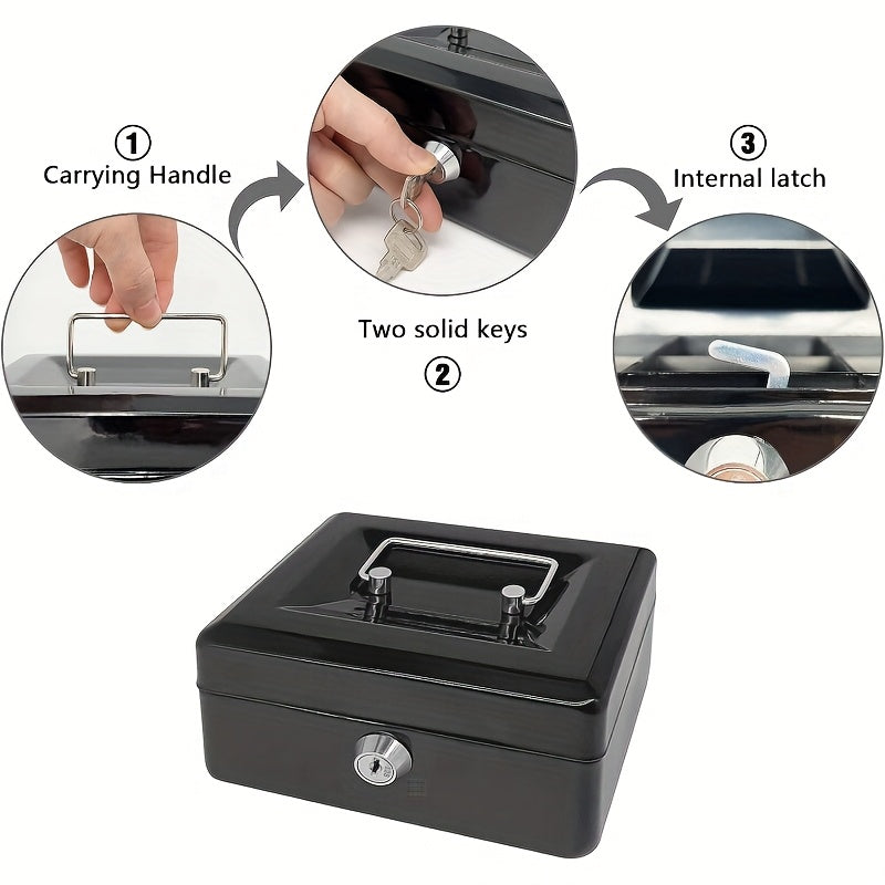 Portable & Secure, Ready to Use - Commercial Mobile Cash Drawer V1102-BXX001