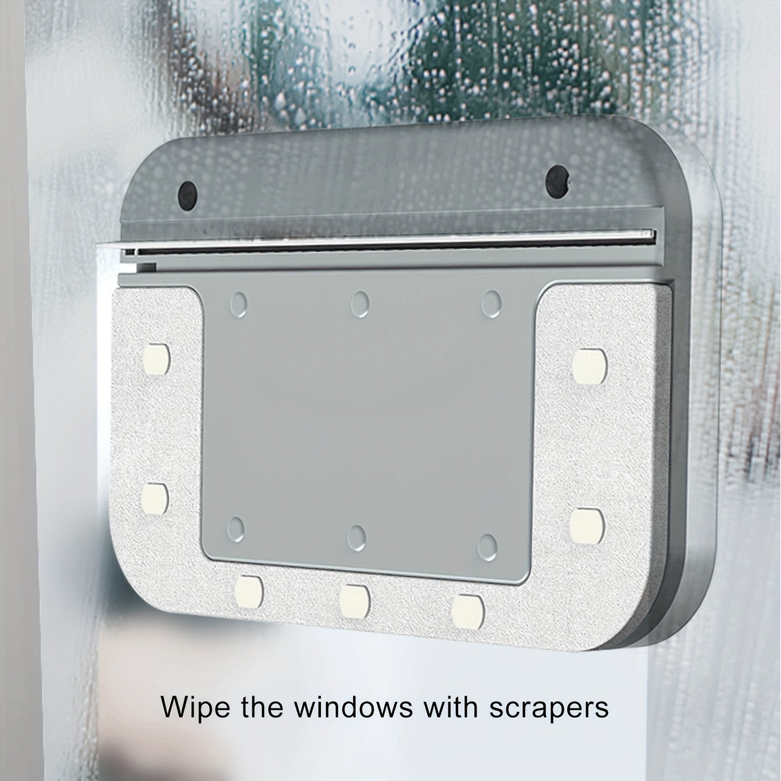 "Turn & Clean: The 90 degrees Rotating Window Cleaner That Does Both Sides at Once!" V1102-CBLSJ001