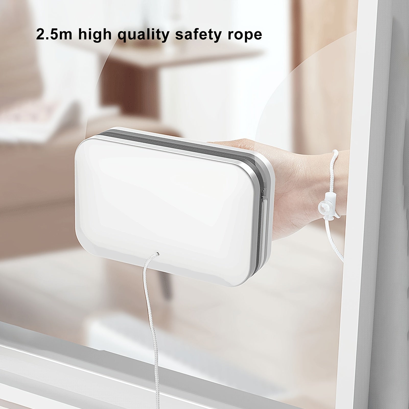 "Turn & Clean: The 90 degrees Rotating Window Cleaner That Does Both Sides at Once!" V1102-CBLSJ001