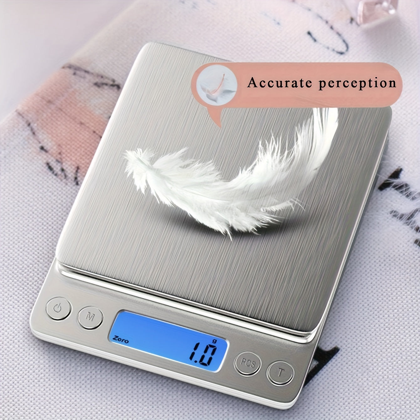 Food Scale, Kitchen Scale - Digital Weight Display in Grams and Ounces, High-Precision Electronic V1102-CFC001
