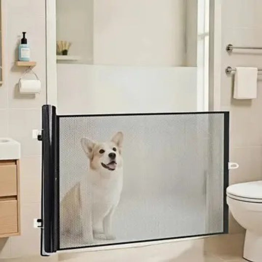 Expandable Pet Fence, made of PVC mesh material, easy to install, suitable for small dogs, cats, and various V1102-CWWL001