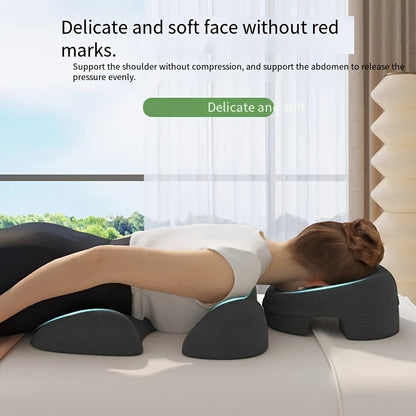 Comfort Zoning, No Fatigue-Ergonomic Beauty Bed Pillow Set(dark gray) V1102-DGNAMZ001