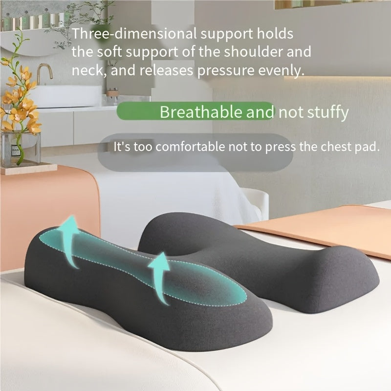 Comfort Zoning, No Fatigue-Ergonomic Beauty Bed Pillow Set(dark gray) V1102-DGNAMZ001