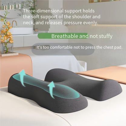 Comfort Zoning, No Fatigue-Ergonomic Beauty Bed Pillow Set(dark gray) V1102-DGNAMZ001