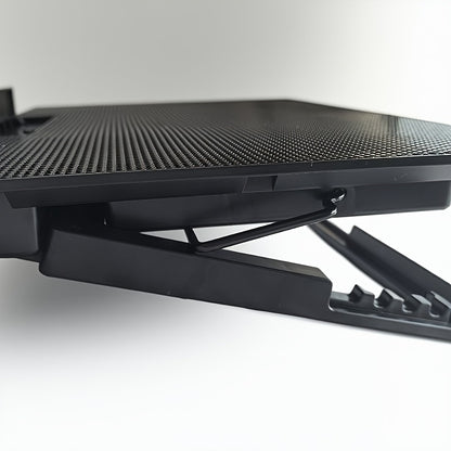 **Fully Compatible Laptop Stand|Dual-Fan Cooling + Ergonomic Angle Adjustment, All-in-One Portable Design for V1102-DNSRQ001