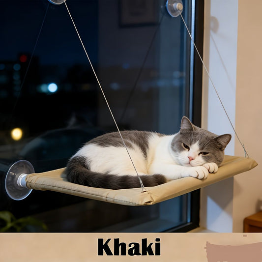 Discover Window-Mounted Cat Hammock - Cozy Sun Lounger for Australian Cats in Cat Furniture. - Ultra-soft, V1102-DSZ-CAT-001