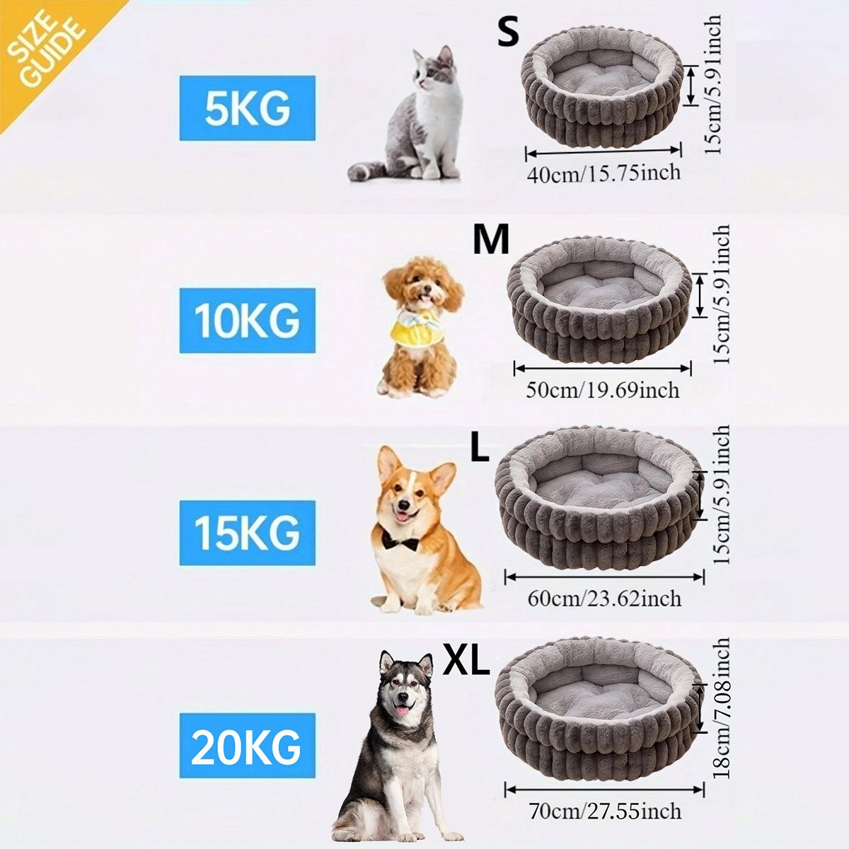 Luxury Cloud-Soft Cat Bed - Free Shipping V1102-DSZ-PET-BED-001