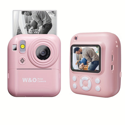 (PINK)Instant-Fun Camera: HD Photos, Filter Effects, Time-lapse Selfies, Built-in Games & Music, All-in-One V1102-ETXJ002