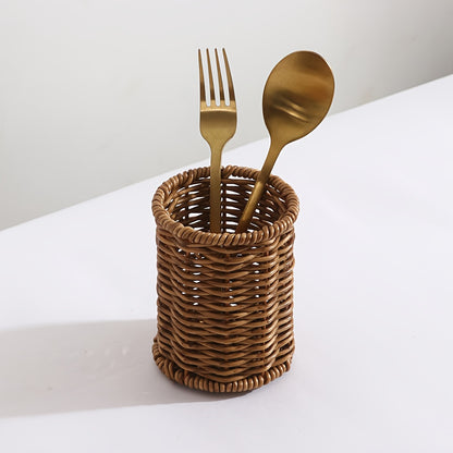 **Japanese Tableware Storage and Drying Basket: Slip-Resistant and Mold-Proof Bottom, Dual Use for Dining and V1102-FTSNT001