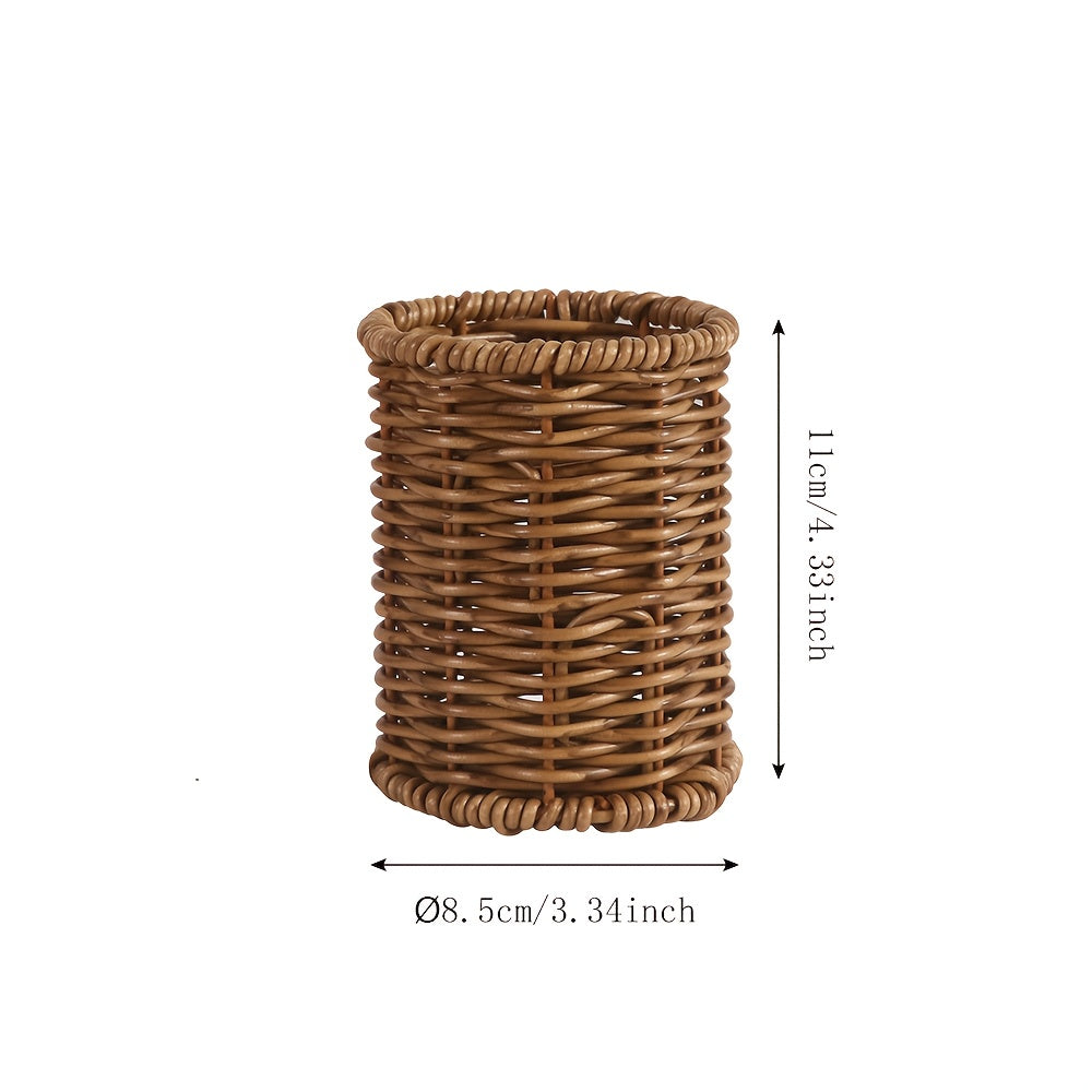 **Japanese Tableware Storage and Drying Basket: Slip-Resistant and Mold-Proof Bottom, Dual Use for Dining and V1102-FTSNT001