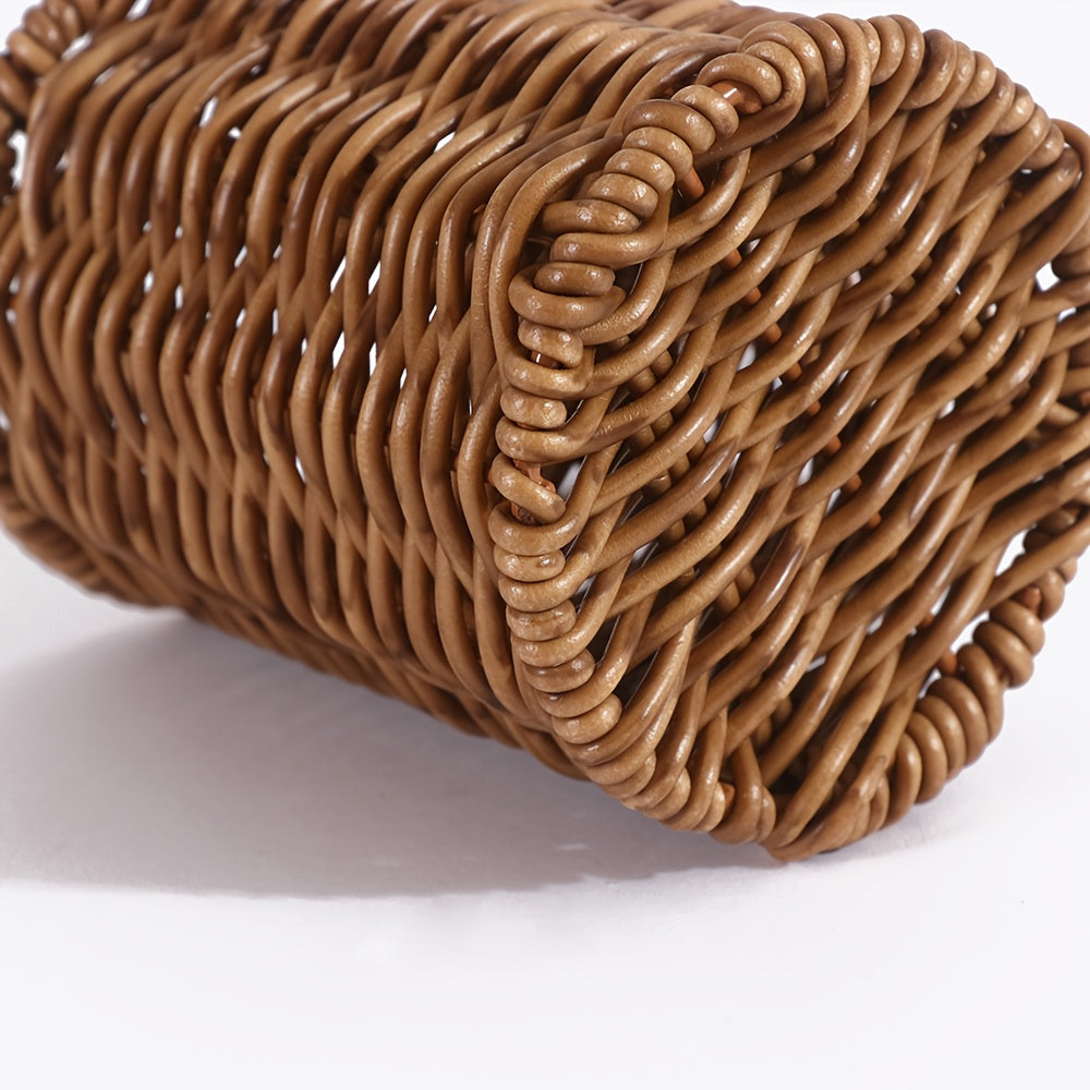 **Japanese Tableware Storage and Drying Basket: Slip-Resistant and Mold-Proof Bottom, Dual Use for Dining and V1102-FTSNT001