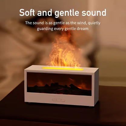 Aromatic Essential Oil Fireplace Diffuser Color Flame Diffuser Bonfire Fireplace Humidifier with Remote for V1102-GHJSQ001