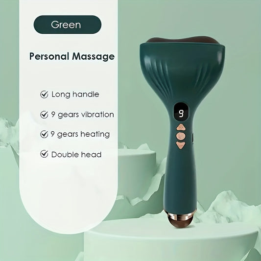 USB Electric Gua Sha Massager, Electric Massager, Heated Vibration Gua Sha Board, Suitable for Neck, V1102-GSAMQ002