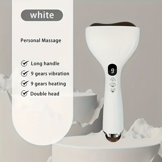 USB Electric Gua Sha Massager, Electric Massager, Heated Vibration Gua Sha Board, Suitable for Neck, V1102-GSAMQ003