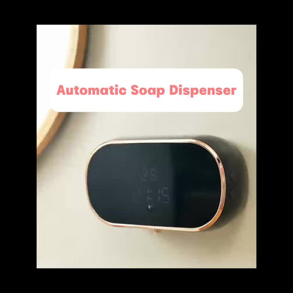 Sensor-Activated Automatic Soap Dispenser, Digital Display Screen, Type-C Charging, Upgraded Infrared V1102-GYZYQ001