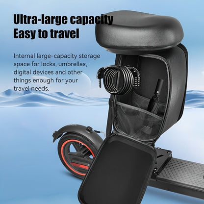 Electric Scooter Upgraded Alloy Luggage Rack! Detachable Storage Box + Ergonomic Seat. V1102-HBCXLJ001