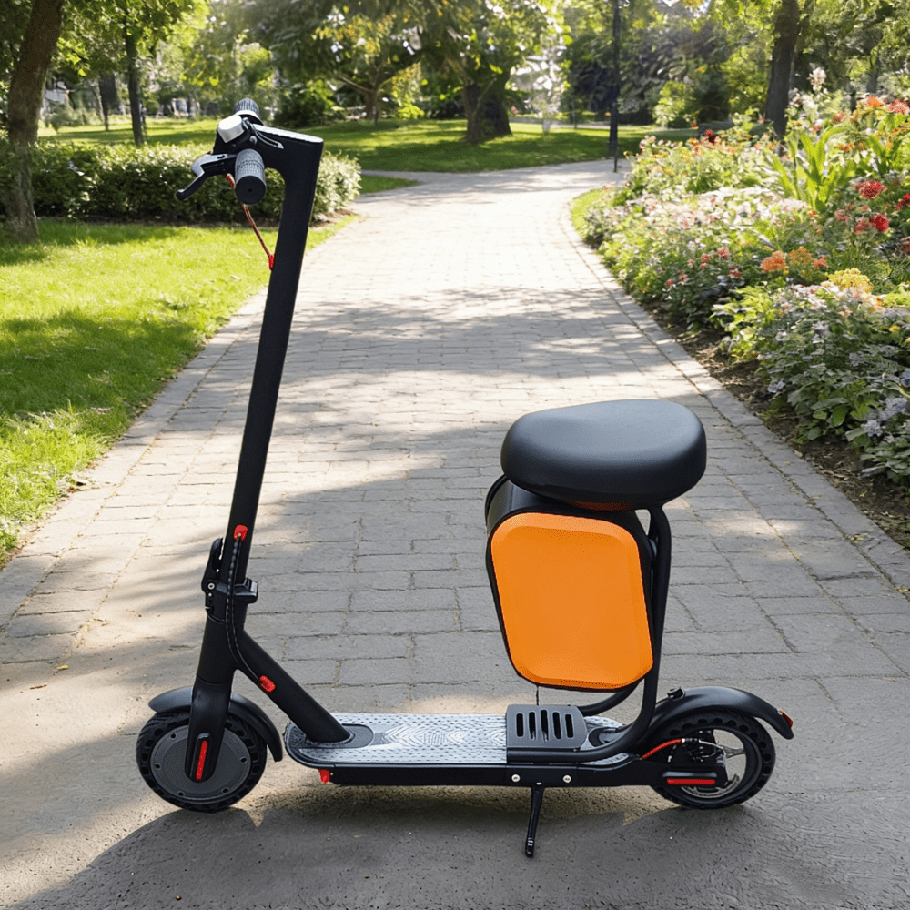 Electric Scooter Upgraded Alloy Luggage Rack! Detachable Storage Box + Ergonomic Seat. V1102-HBCXLJ001