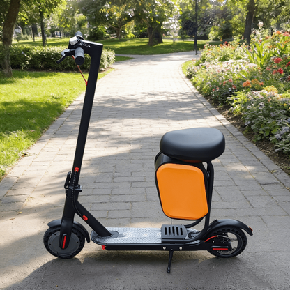 Electric Scooter Upgraded Alloy Luggage Rack! Detachable Storage Box + Ergonomic Seat. V1102-HBCXLJ001