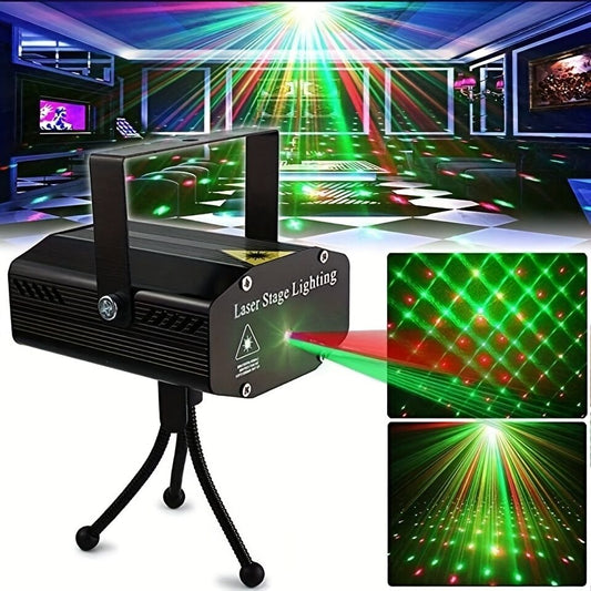 Starlight laser party light - Colorful starry sky projection effect, designed for parties and family V1102-HYPD001