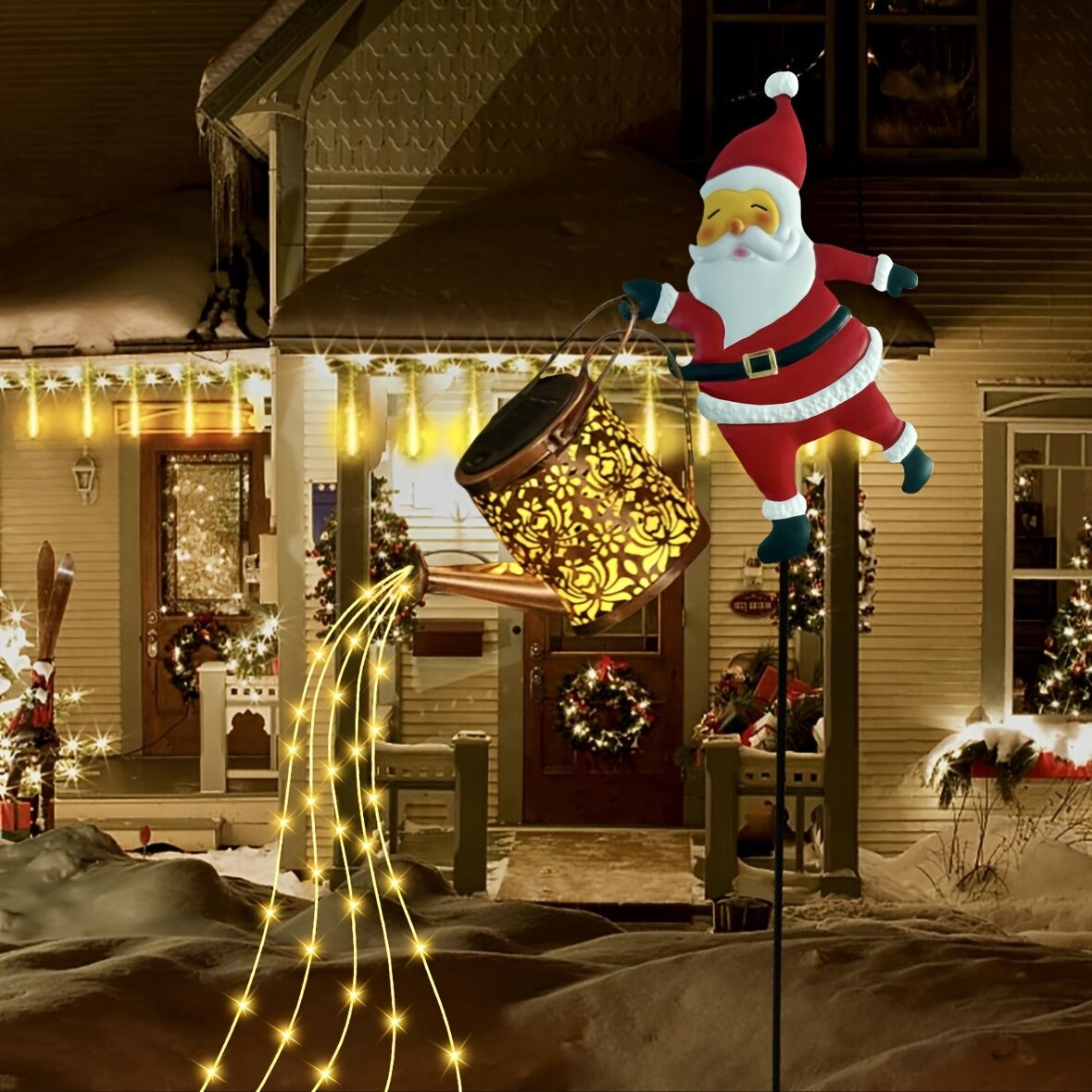 Outdoor Santa Claus Light with Water Sprinkler Effect V1102-HYSDLRD001