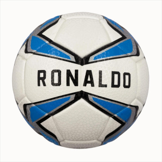 A blue windmill size5 football, PU fit material, wear-resistant and explosion-proof, including pump+air V1102-HYZQ00C012