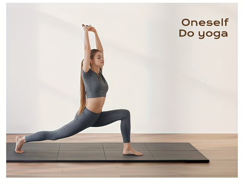 Thickened Foldable Fitness Mat|Anti-Slip Home Exercise Mat for Treadmill and Yoga, Multi-Functional Silent V1102-JSD001