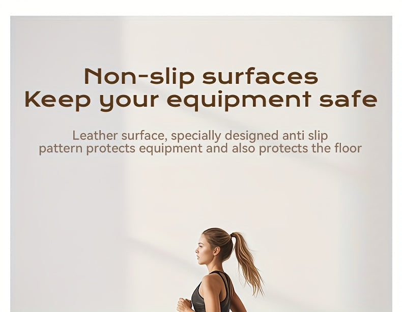 Thickened Foldable Fitness Mat|Anti-Slip Home Exercise Mat for Treadmill and Yoga, Multi-Functional Silent V1102-JSD001