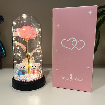 PINK Geometric Desktop Ornament | Light and Shadow Flow, Style Accompanies V1102-MGH002