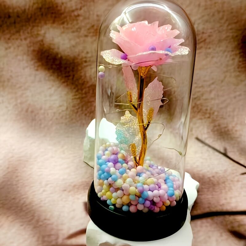 PINK Geometric Desktop Ornament | Light and Shadow Flow, Style Accompanies V1102-MGH002