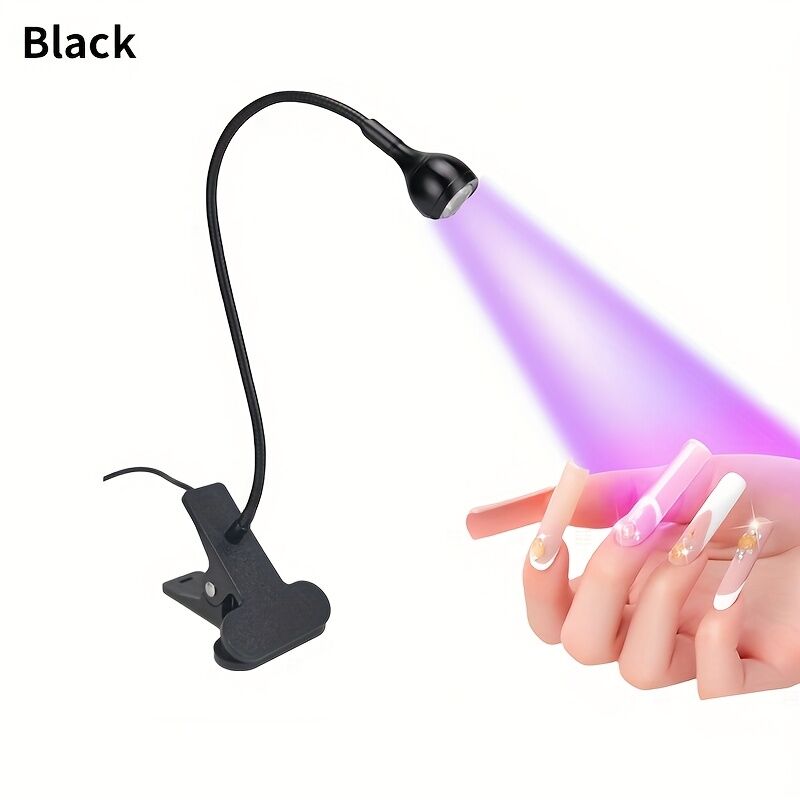 Straight UV/LED Nail Lamp, Table Lamp, Night Light, USB Nail Clamp Light, Gel Polish Curing Light with UV/LED V1102-MJYZD002