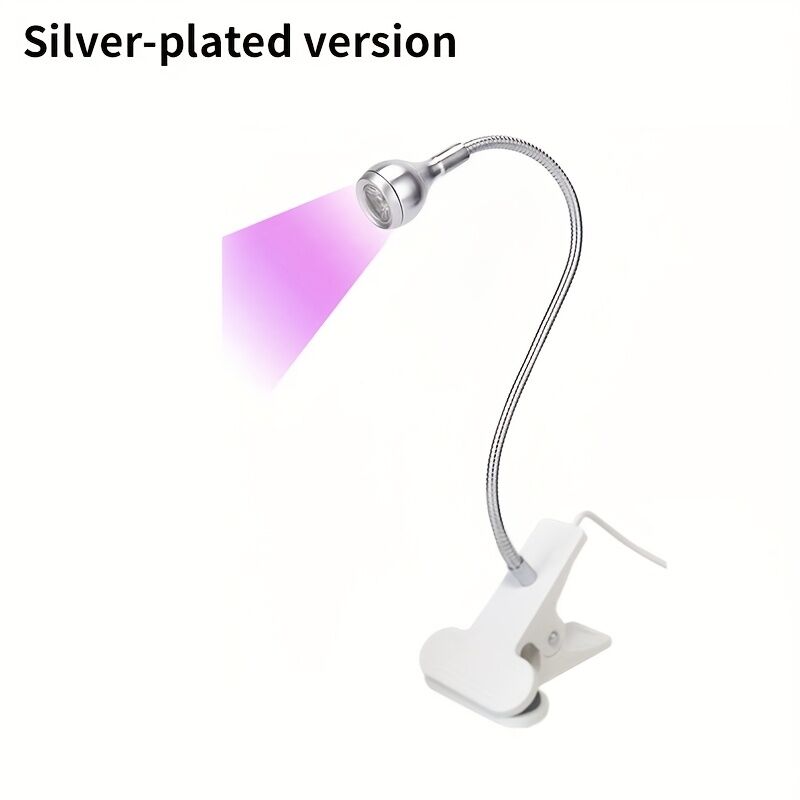 Straight UV/LED Nail Lamp, Table Lamp, Night Light, USB Nail Clamp Light, Gel Polish Curing Light with UV/LED V1102-MJYZD003