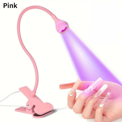 Straight UV/LED Nail Lamp, Table Lamp, Night Light, USB Nail Clamp Light, Gel Polish Curing Light with UV/LED V1102-MJYZD003