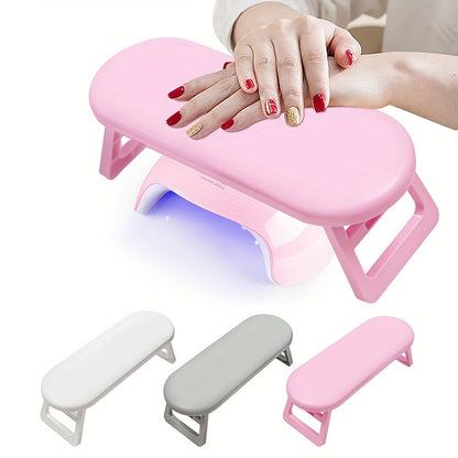 Pink Dual-Use Hand Pillow: Combines Manicure Support and Portable Folding, Ergonomic Design, Suitable for V1102-MJZCJ001