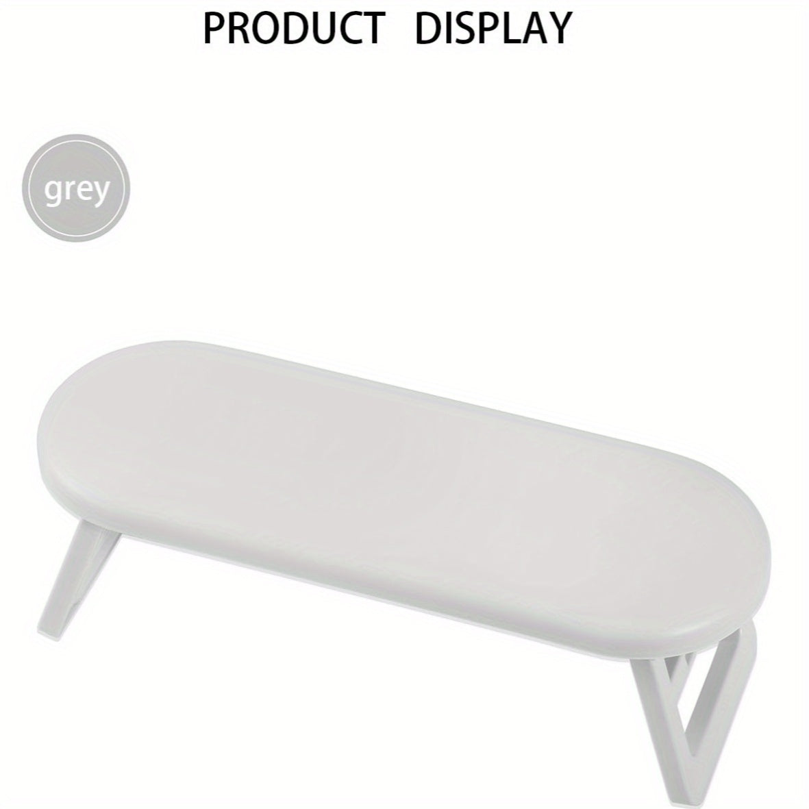 Grey Dual-Use Hand Pillow: Combines Manicure Support and Portable Folding, Ergonomic Design, Suitable for V1102-MJZCJ002