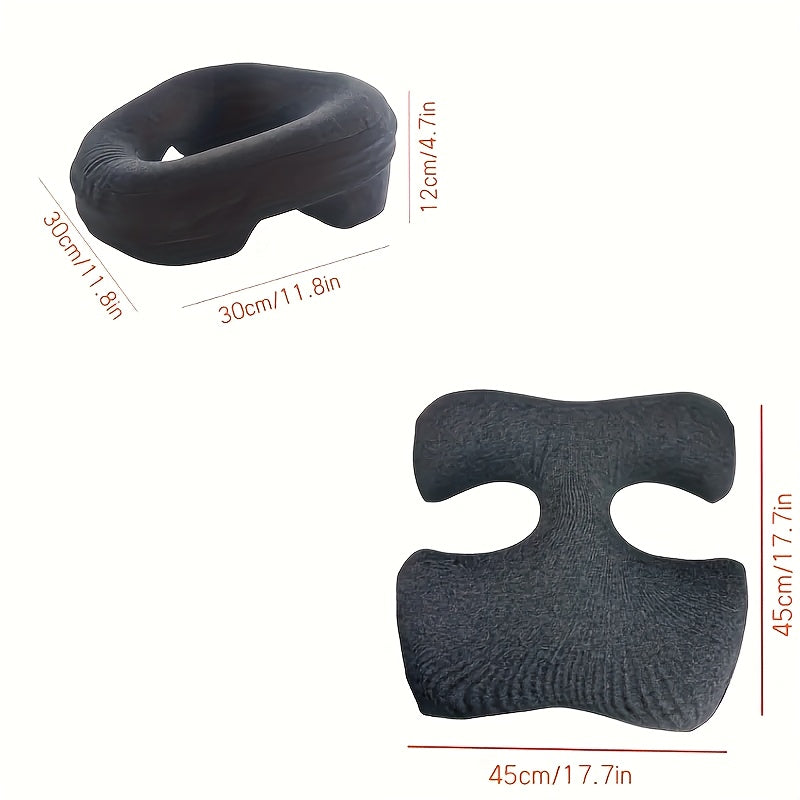 Comfort Zoning, No Fatigue-Ergonomic Beauty Bed Pillow Set(light gray) V1102-MRAMZ001