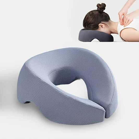 BLUE Soft O-shaped/U-shaped Face Pillow for Beauty Salons/Spa Massage, Ergonomic Face Pillow, V1102-OXZT003