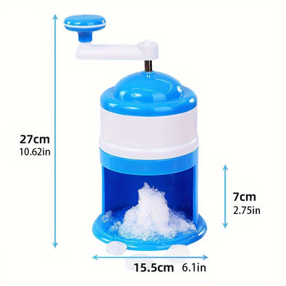 Portable Hand-Cranked Ice Shaver for Home Use: The Smart Choice for Summer Parties and Snow Cone Making V1102-PBJLS001