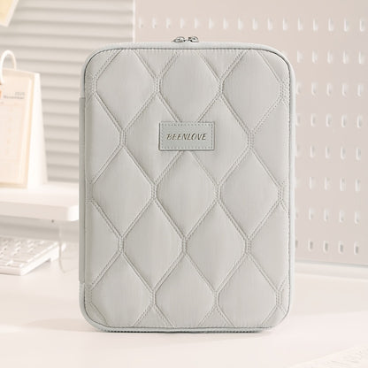**BEENLOVE Tablet Storage Bag: 180 degrees Full-Open Independent Compartment, Shockproof & Portable, V1102-PBSND001