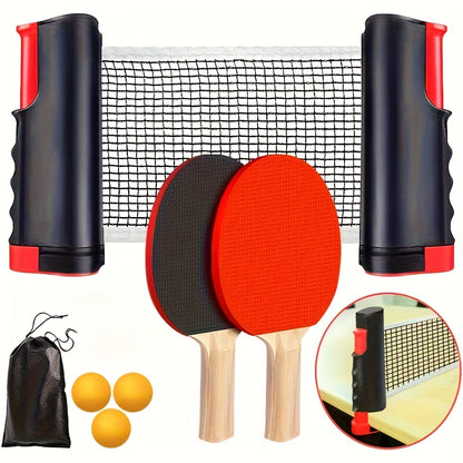 Easy-to-Install Durable Racket: 3-Step Assembly, 5-Layer Composite Wood, Ergonomic Non-Slip Grip for V1102-PPQW001