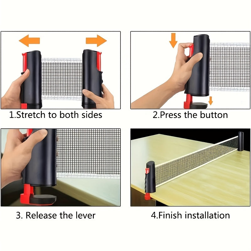Easy-to-Install Durable Racket: 3-Step Assembly, 5-Layer Composite Wood, Ergonomic Non-Slip Grip for V1102-PPQW001