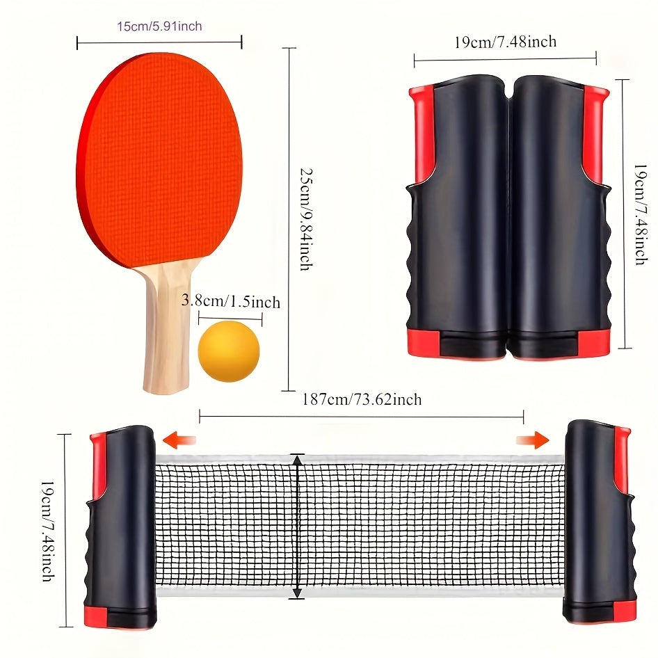 Easy-to-Install Durable Racket: 3-Step Assembly, 5-Layer Composite Wood, Ergonomic Non-Slip Grip for V1102-PPQW001