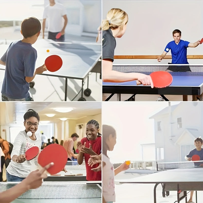 Easy-to-Install Durable Racket: 3-Step Assembly, 5-Layer Composite Wood, Ergonomic Non-Slip Grip for V1102-PPQW001