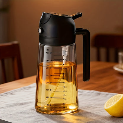 2-in-1 Precision Oil Control Bottle: Spray/Dispense Dual Modes, Leak-Proof, Effortless, Hands-Free. V1102-PWYP001