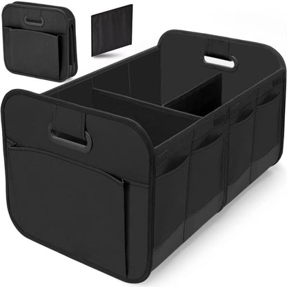 3-in-1 Red Foldable Storage Organizer: Portable, Expandable, with Removable Dividers & 12 Extra Pockets - V1102-QCSNX002